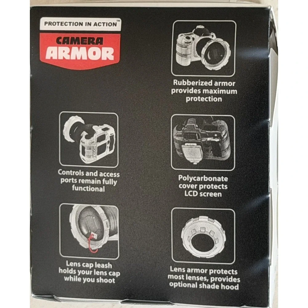 Camera Armor Silicone Housing Case for Nikon D80